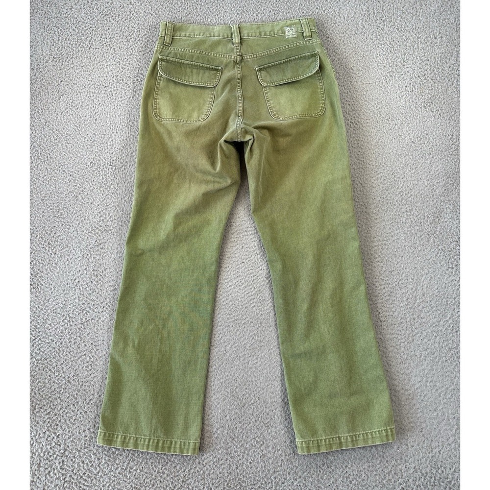 Vintage Gap ARMY Pants 31x30 Fits 30x28.5 Green Y2K Military Flap Pockets - Picture 14 of 15